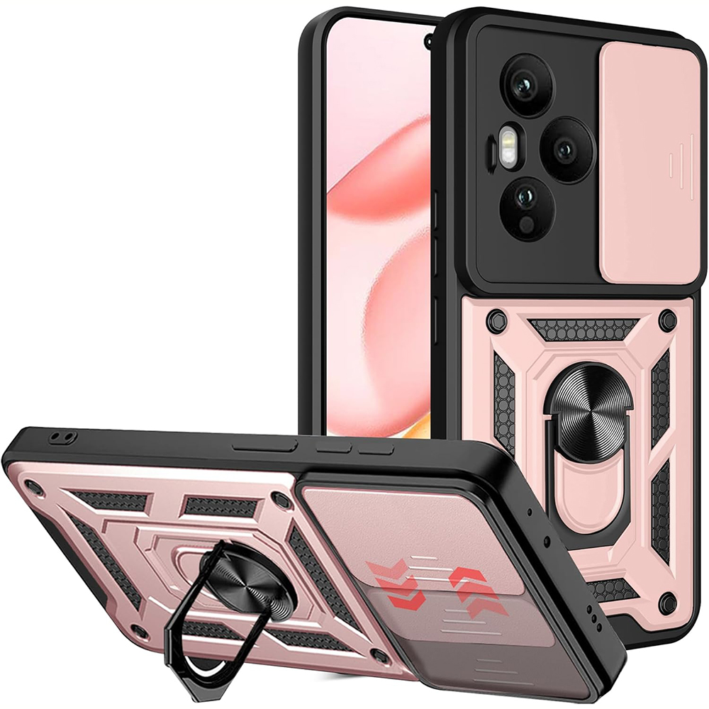 Techsuit - CamShield Series kryt pre Honor 400 Pro - ružovozlatý KF2353281