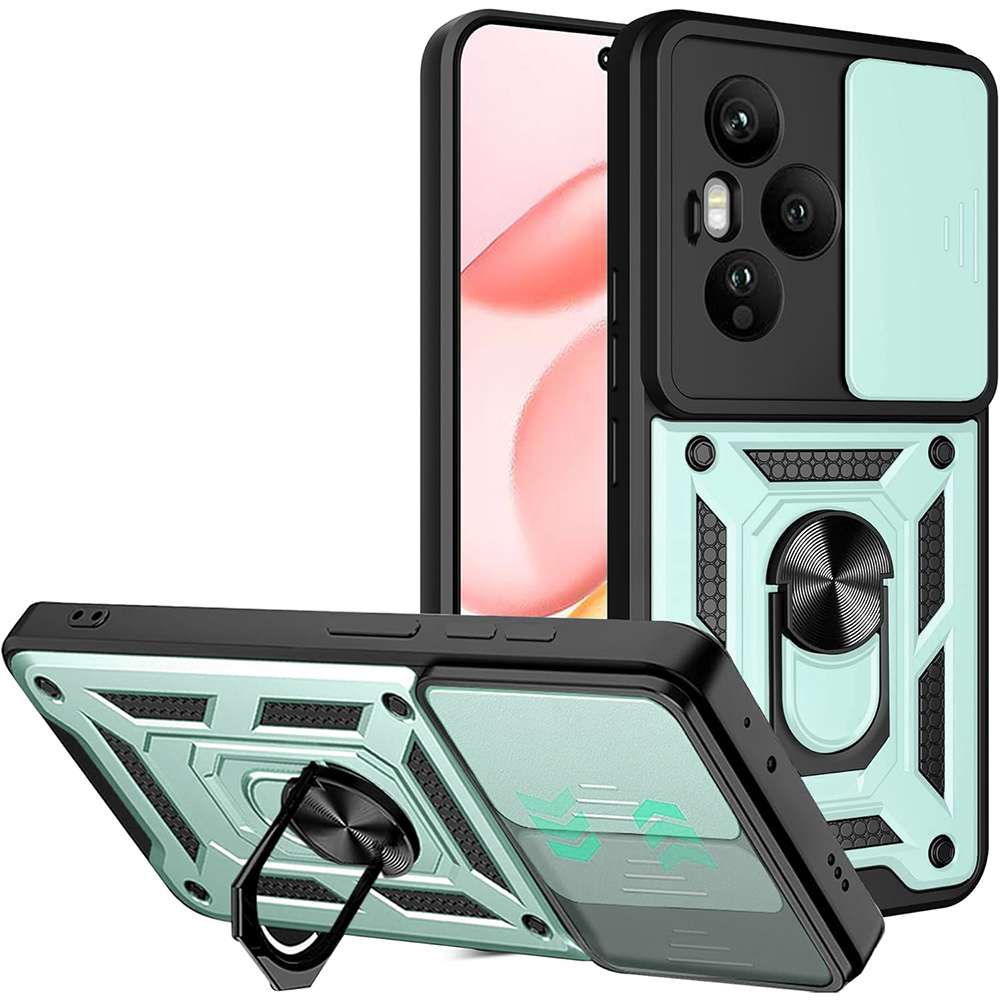Techsuit - CamShield Series kryt pre Honor 400 Pro - zelený KF2353282