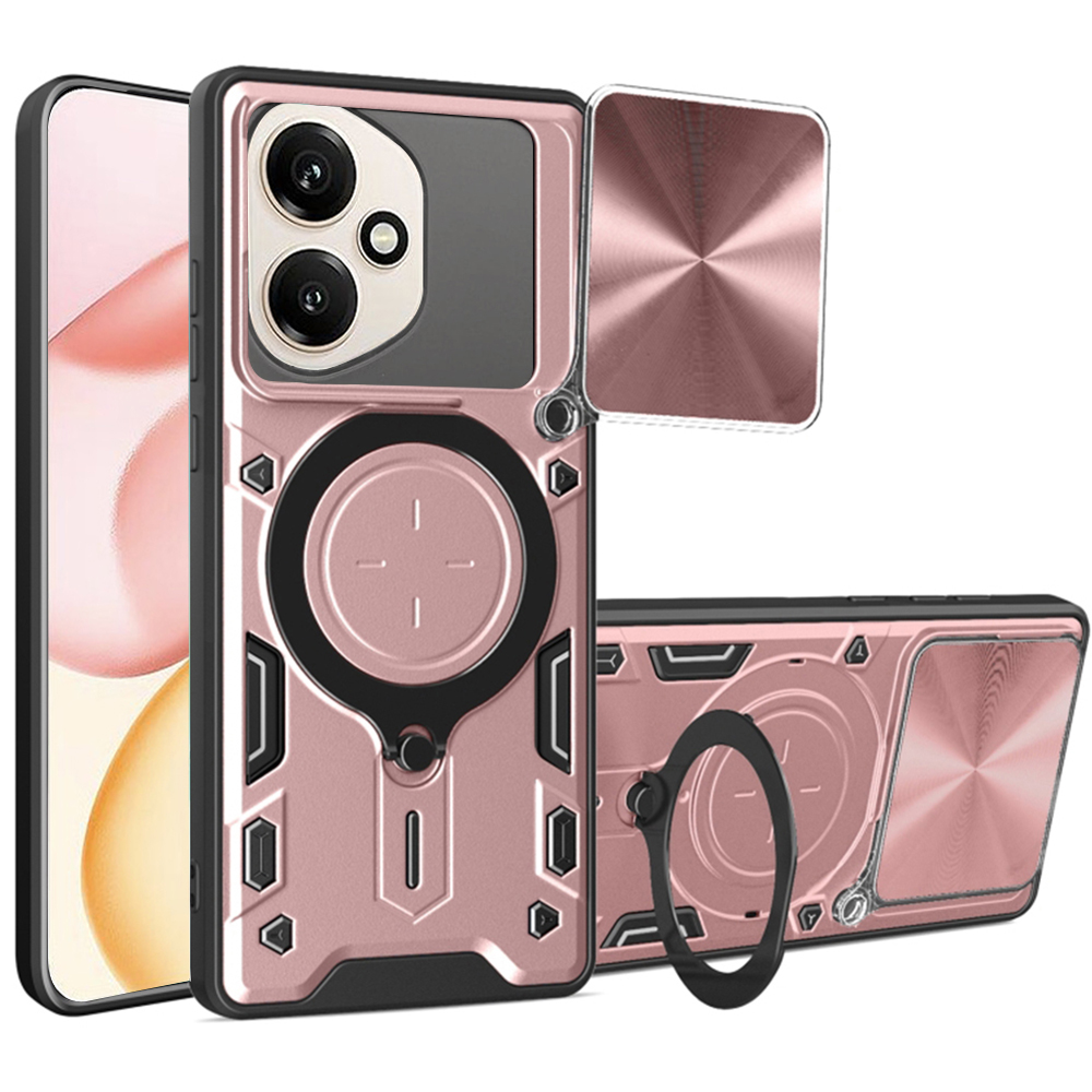 Techsuit - CamGuard Pro kryt pre Honor 400 - ružovozlatý KF2353287