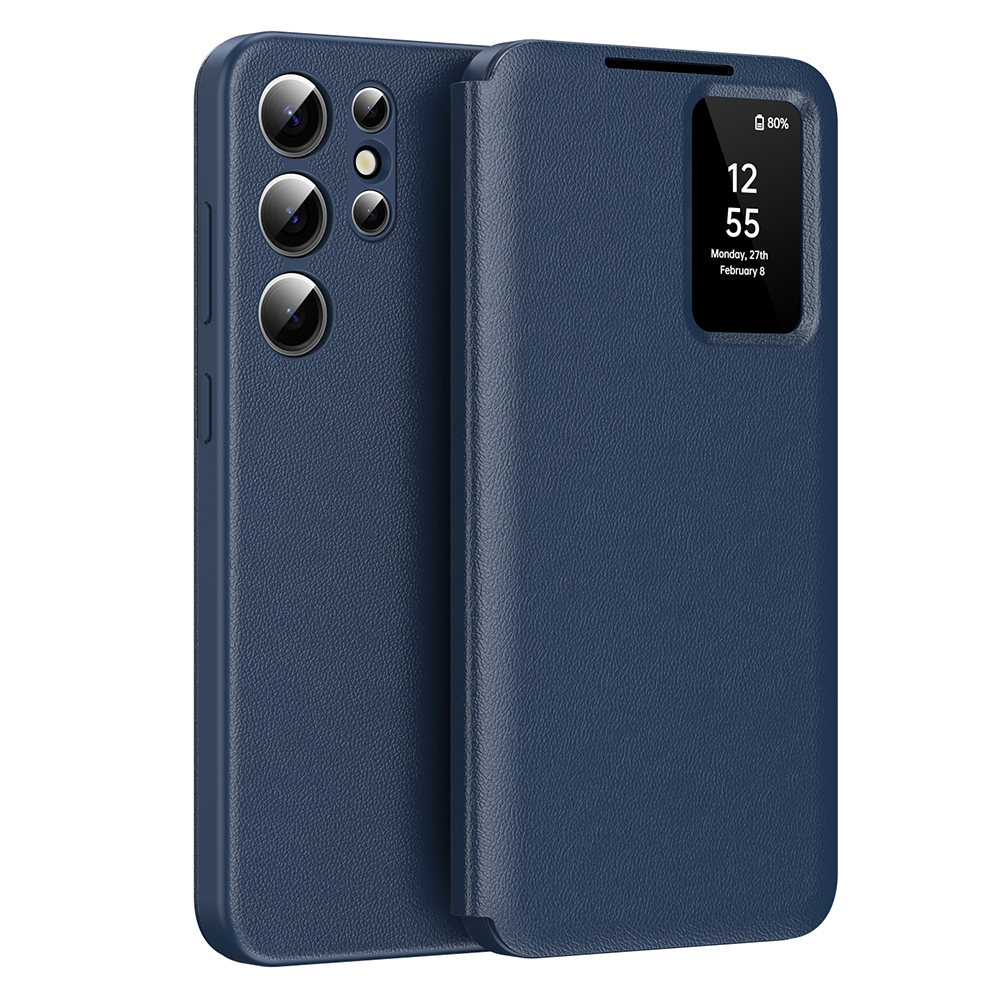 Techsuit - SmartView Series obal pre Samsung Galaxy S22 Ultra 5G - modrý KF2352152