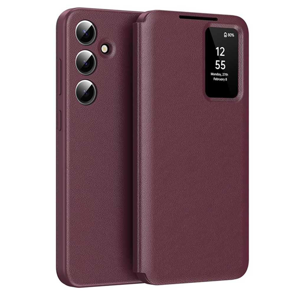 Techsuit - SmartView Series obal pre Samsung Galaxy S23 FE - červený KF2352187