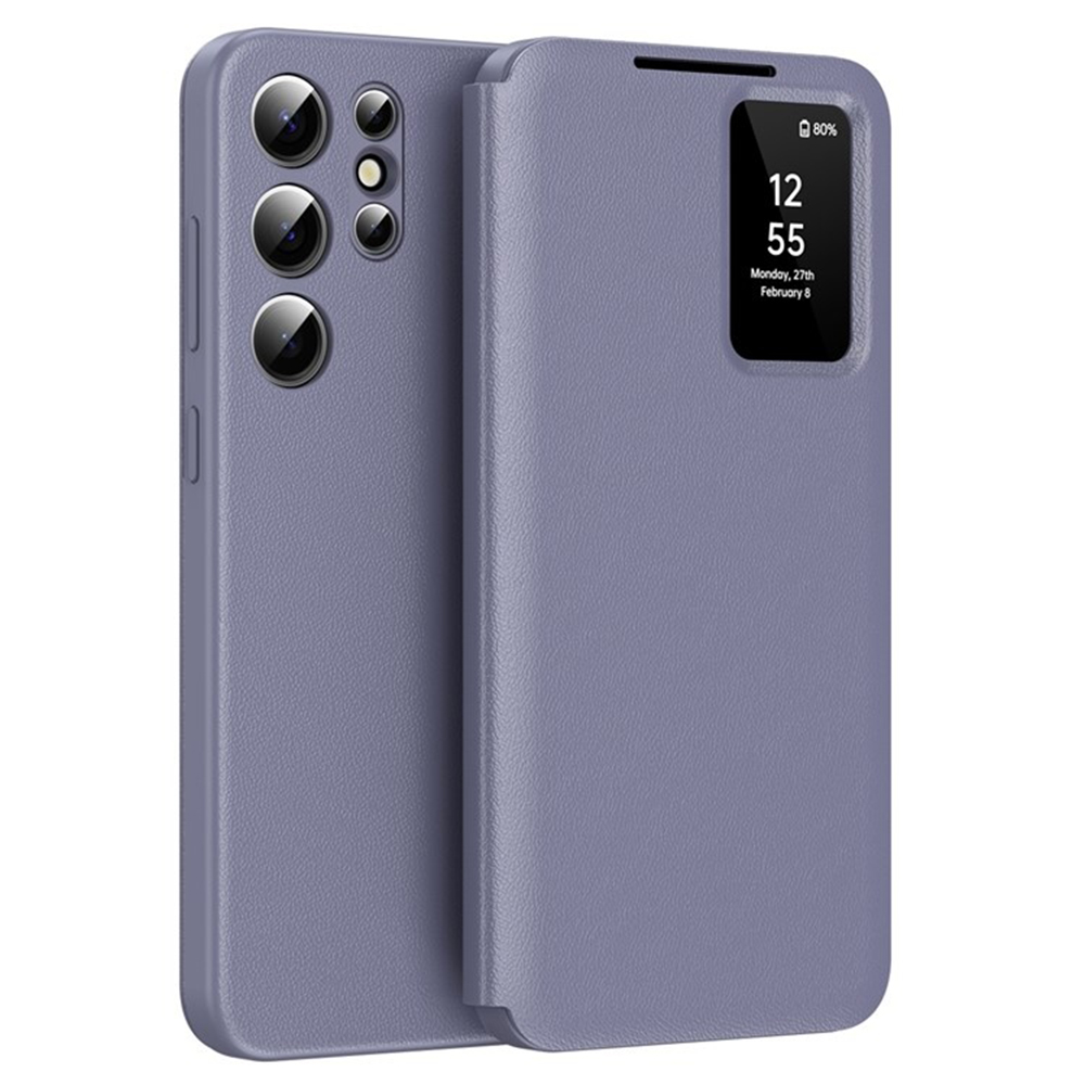 Techsuit - SmartView Series obal pre Samsung Galaxy S25 Ultra - fialový KF2352243