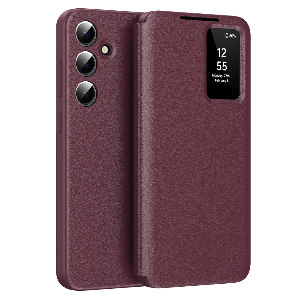 Techsuit - SmartView Series obal pre Samsung Galaxy A56 5G - červený KF2352247