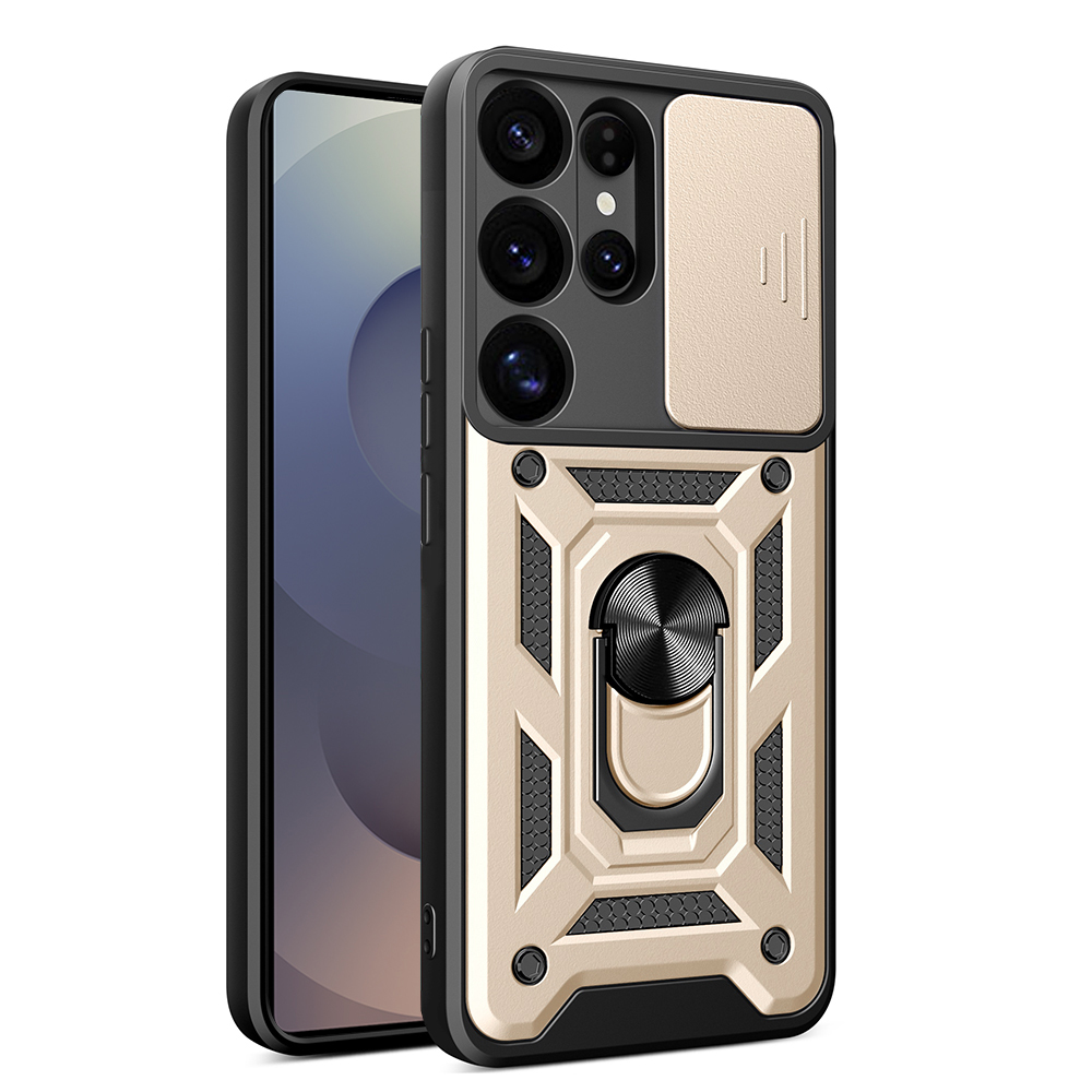 Techsuit - CamShield Series kryt pre Samsung Galaxy S25 Ultra - zlatý KF2352909