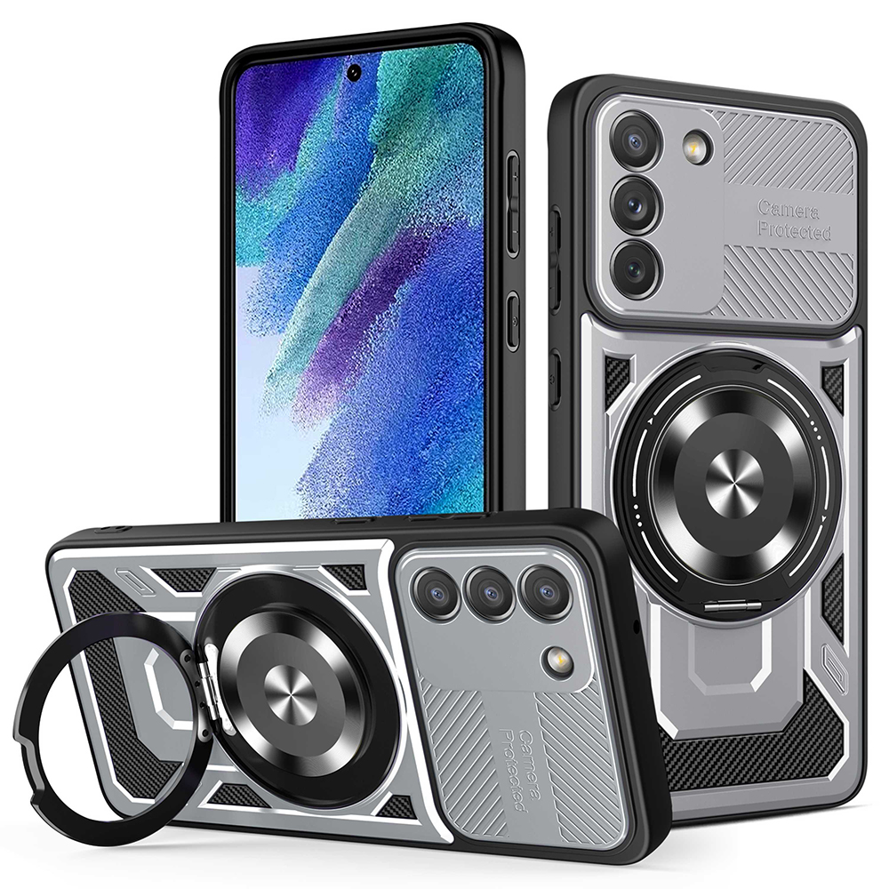 Techsuit - RuggedCam kryt pre Samsung Galaxy S21 FE 5G - sivý KF2353047