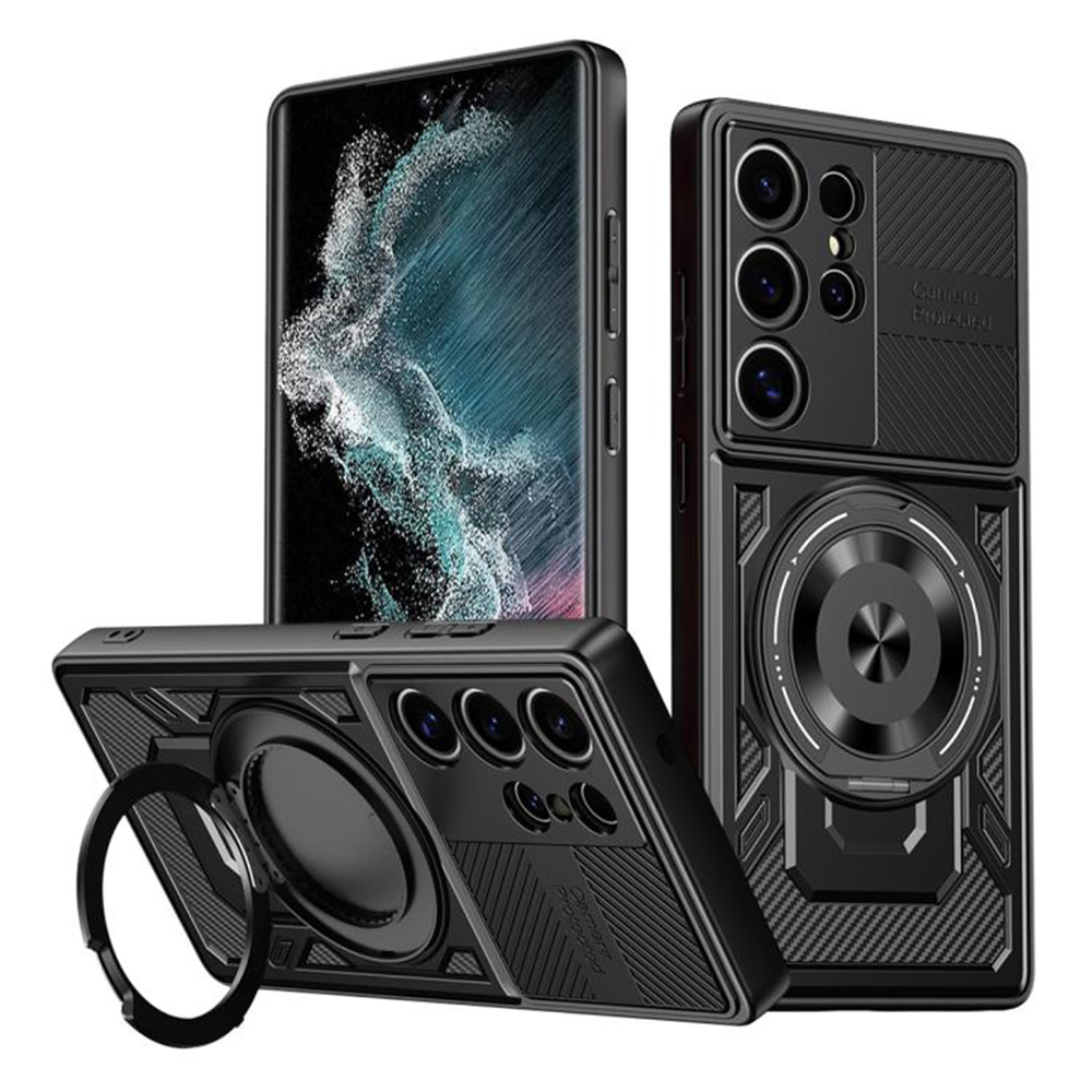 Techsuit - RuggedCam kryt pre Samsung Galaxy S22 Ultra 5G - čierny KF2353049