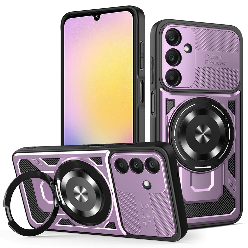 Techsuit - RuggedCam kryt pre Samsung Galaxy A25 5G - fialový KF2353072
