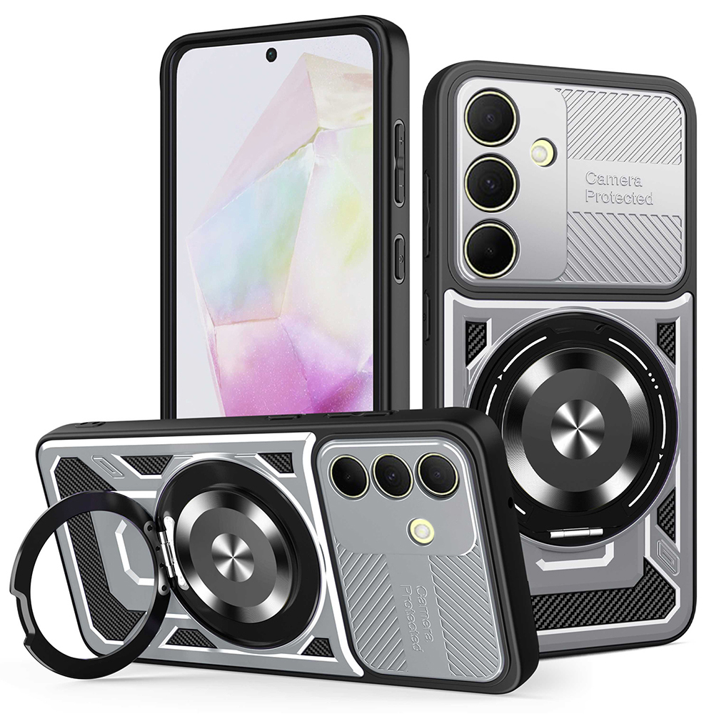 Techsuit - RuggedCam kryt pre Samsung Galaxy A35 5G - sivý KF2353087