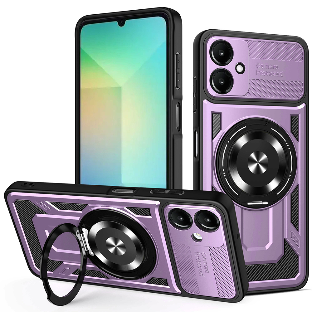 Techsuit - RuggedCam kryt pre Samsung Galaxy A06 - fialový KF2353100