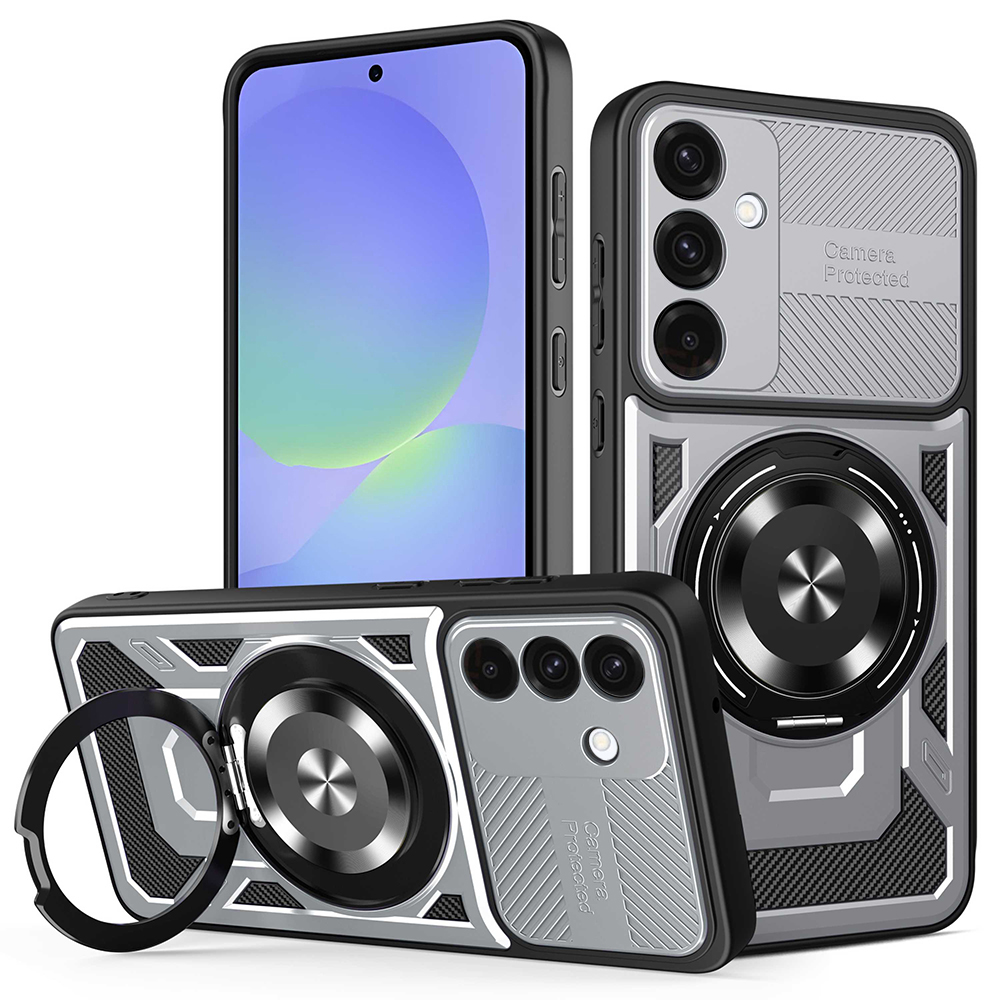 Techsuit - RuggedCam kryt pre Samsung Galaxy A36 5G / A56 5G - sivý KF2353111
