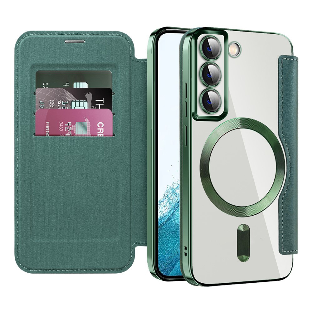 Techsuit - SmartMag Book Case - Samsung Galaxy S22 5G - Green KF2351909