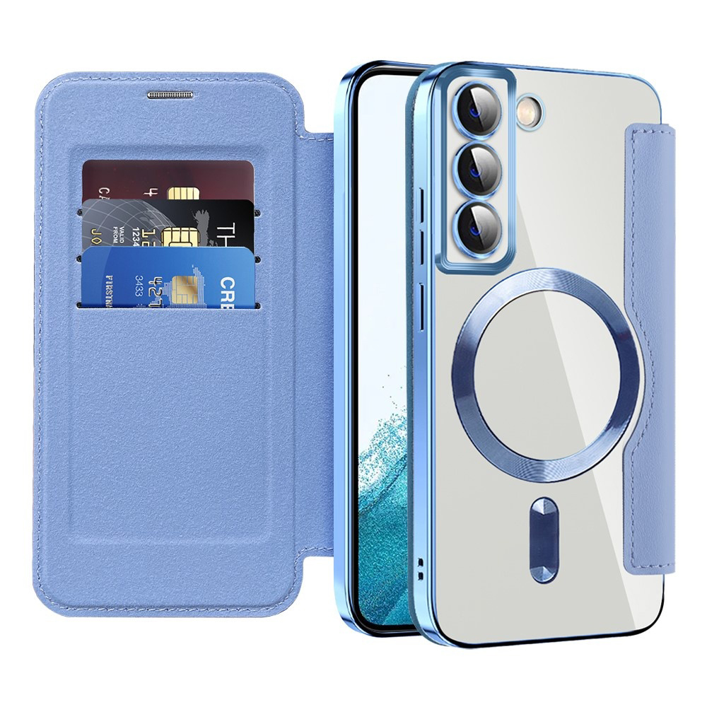 Techsuit - SmartMag Book Case - Samsung Galaxy S22 5G - Light Blue KF2351911