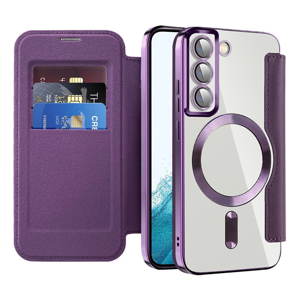 Techsuit - SmartMag Book Case - Samsung Galaxy S22 5G - Purple KF2351913