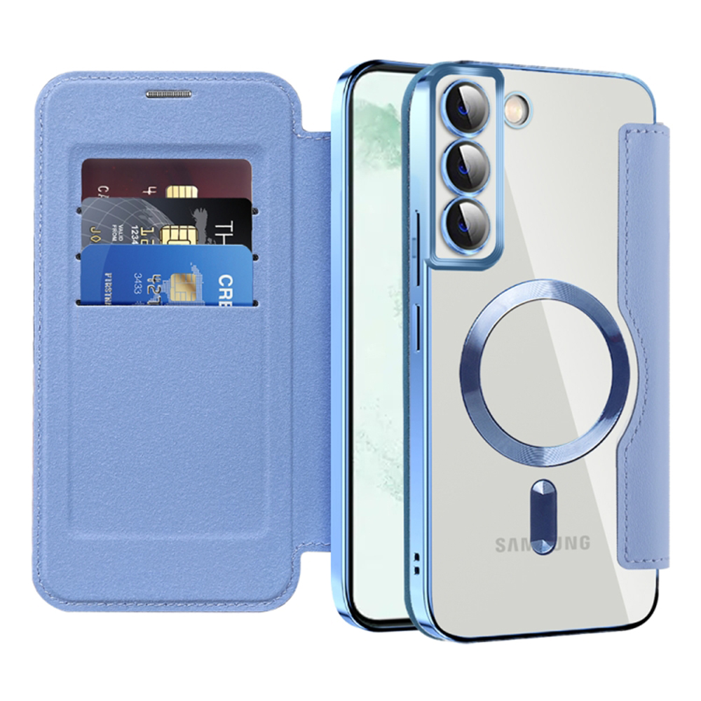 Techsuit - SmartMag Book Case - Samsung Galaxy S22 Plus 5G - Light Blue KF2351919