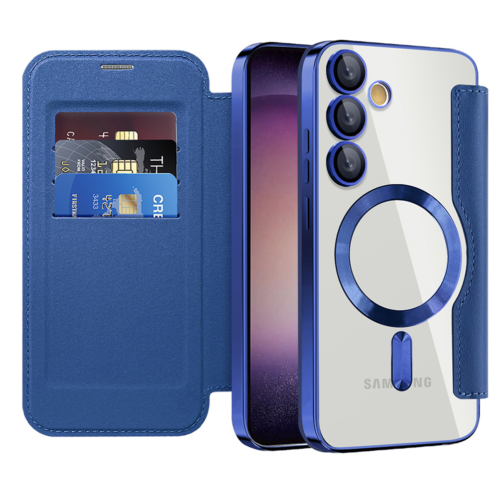 Techsuit - SmartMag Book Case - Samsung Galaxy S23 - Blue KF2351934