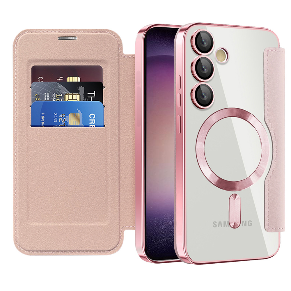 Techsuit - SmartMag Book Case - Samsung Galaxy S23 Plus - Pink KF2351939