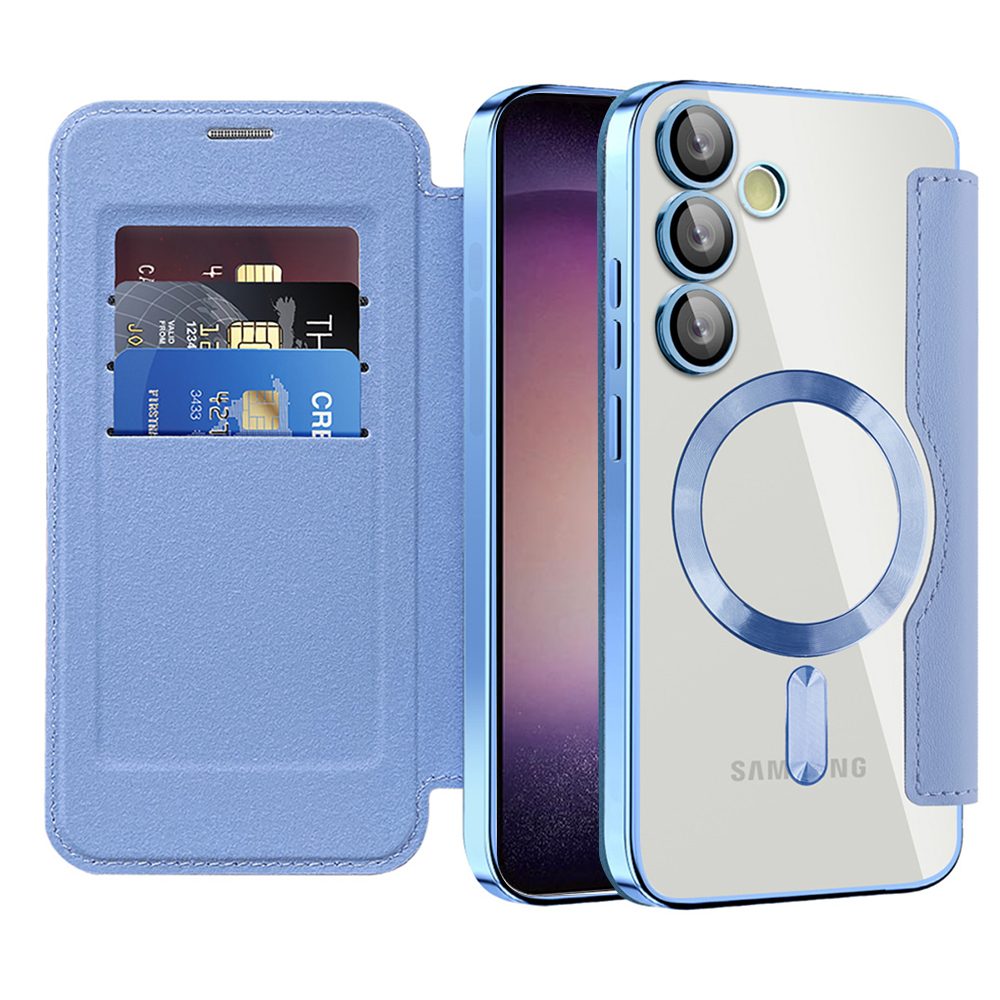Techsuit - SmartMag Book Case - Samsung Galaxy S23 Plus - Light Blue KF2351943