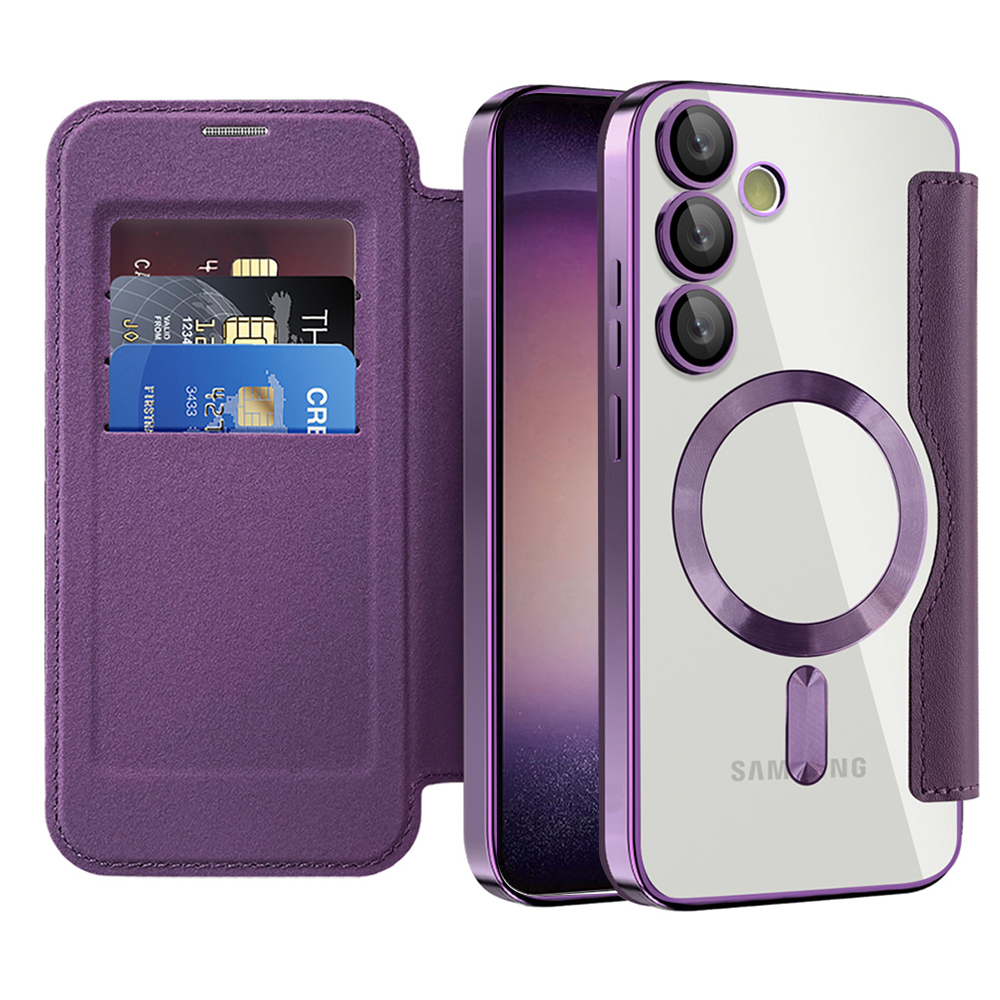 Techsuit - SmartMag Book Case - Samsung Galaxy S23 Plus - Purple KF2351945