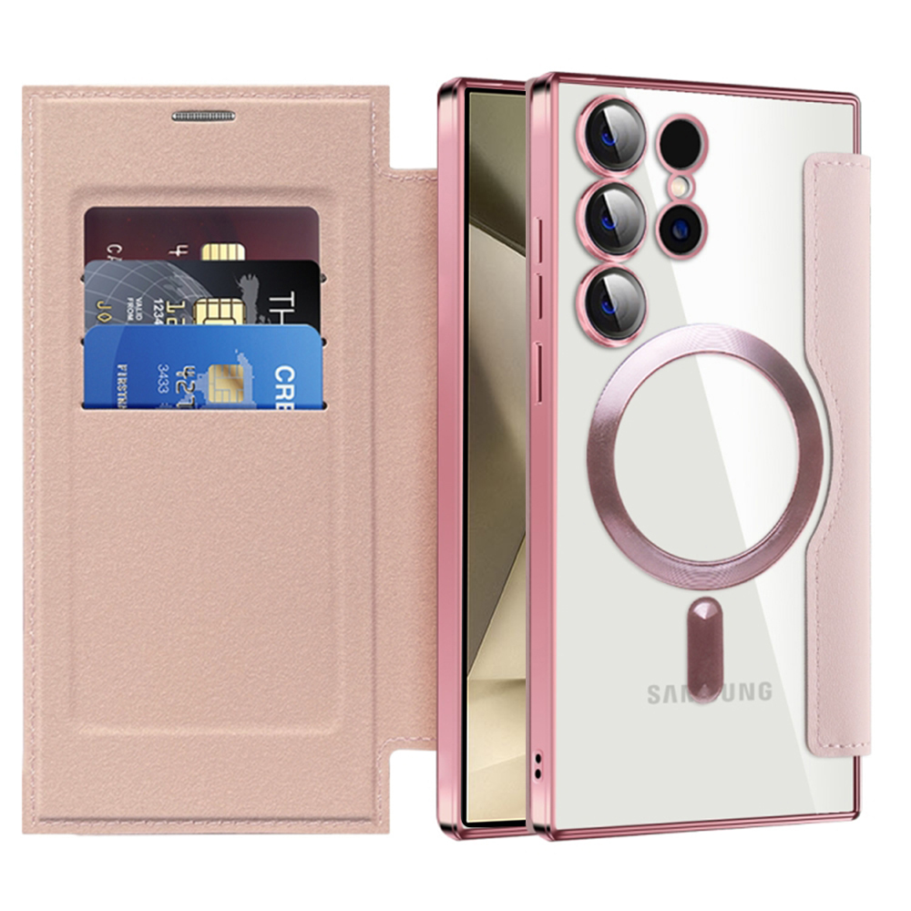 Techsuit - SmartMag Book Case - Samsung Galaxy S24 Ultra - Pink KF2351987