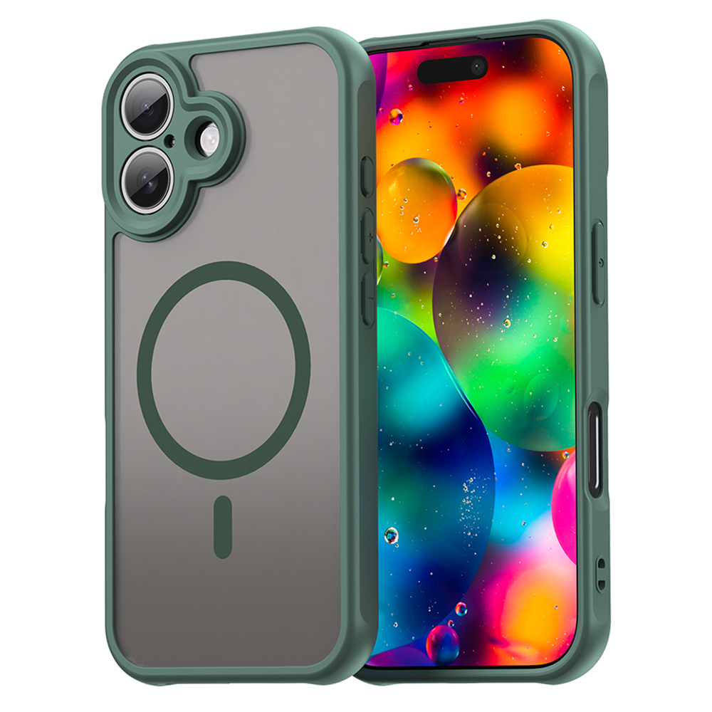 Techsuit - HaloFrost II MagSafe kryt na iPhone 17 - zelený KF2350994