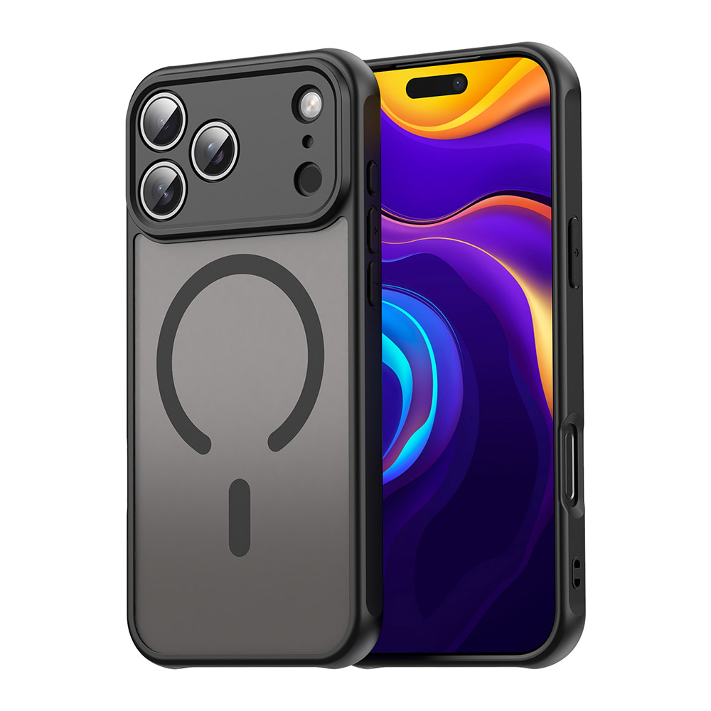 Techsuit - HaloFrost II MagSafe kryt na iPhone 17 Pro Max - čierny KF2351001