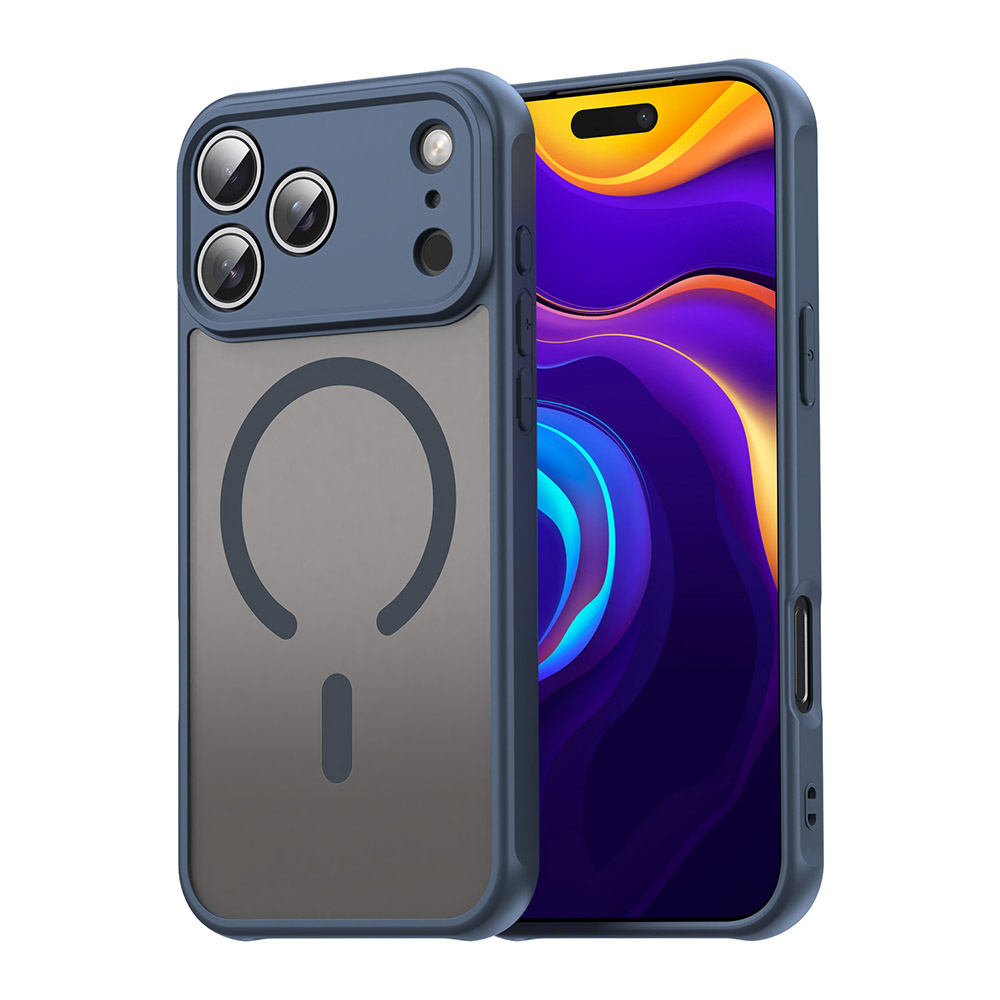 Techsuit - HaloFrost II MagSafe kryt na iPhone 17 Pro Max - tmavomodrý KF2351003