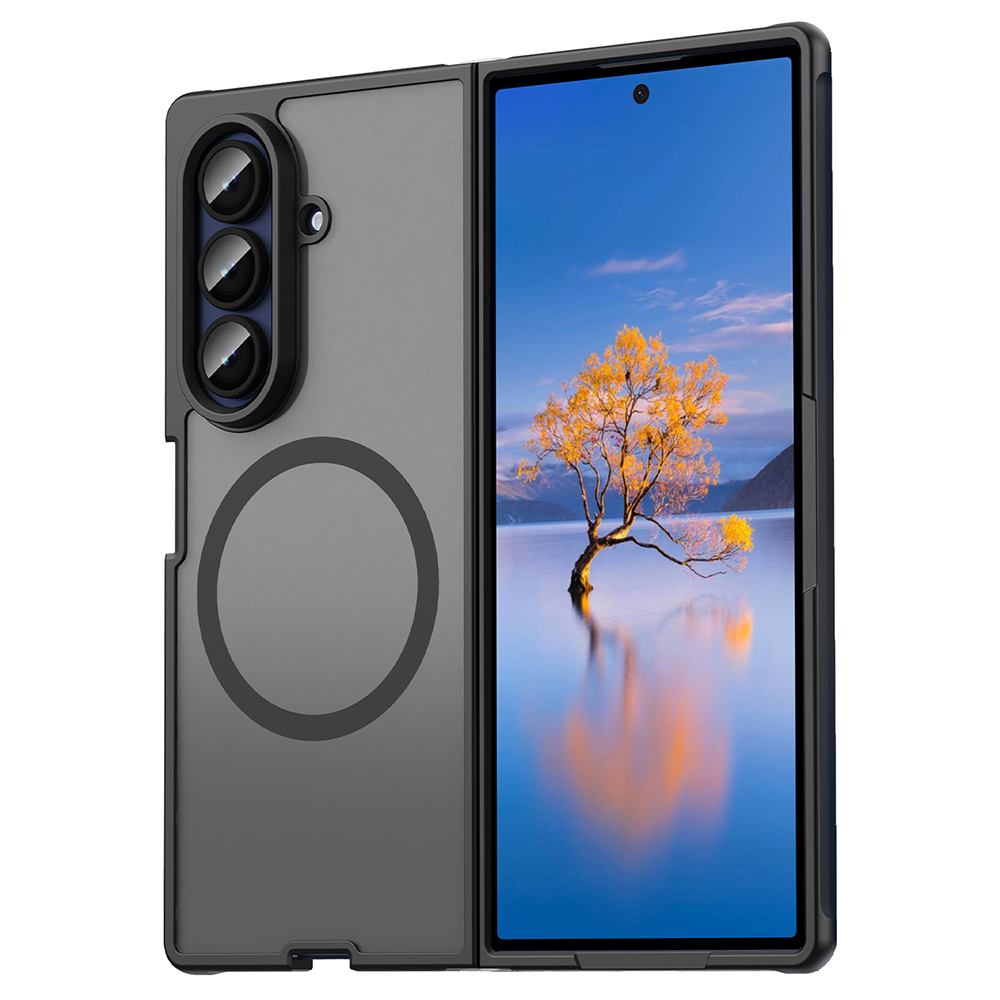 Techsuit - HaloFrost II MagSafe ochranný kryt pre Samsung Galaxy Z Fold7 - čierny KF2351069