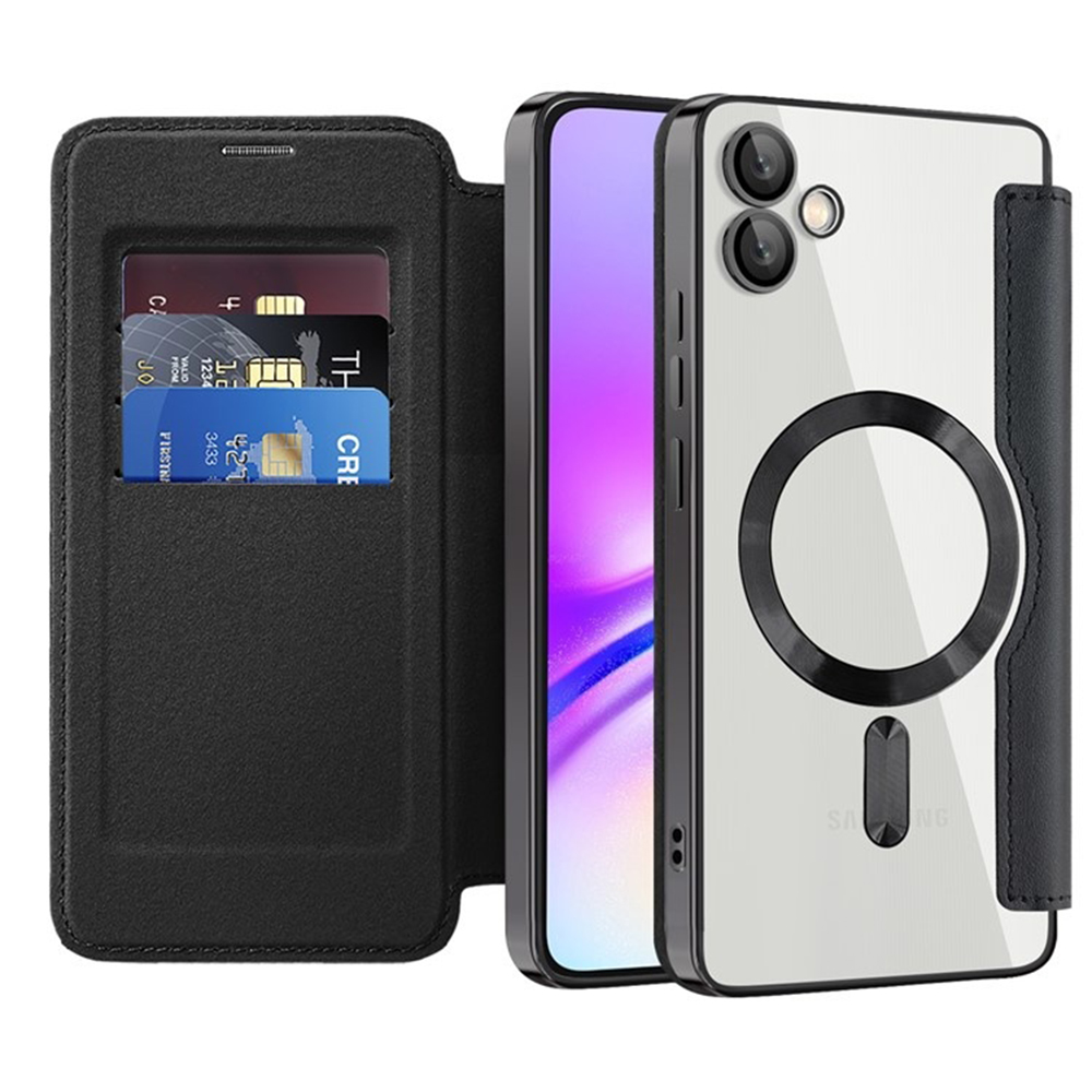 Techsuit - SmartMag Book flipové puzdro pre Samsung Galaxy A05 - čierne KF2351962