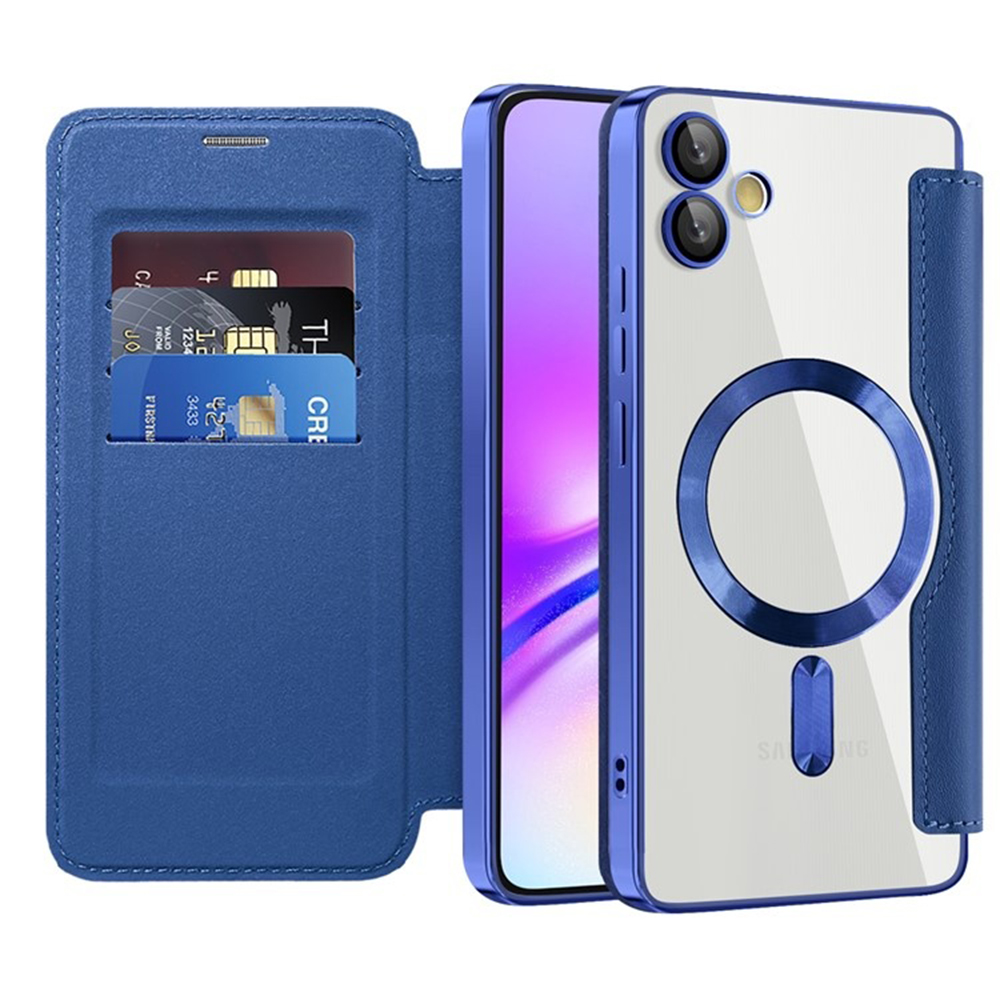 Techsuit - SmartMag Book flipové puzdro pre Samsung Galaxy A05 - modré KF2351966