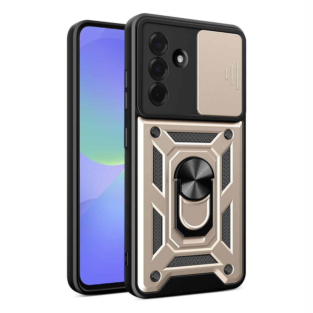 Techsuit - CamShield Series ochranný kryt pre Samsung Galaxy A36 5G - zlatý KF2352910