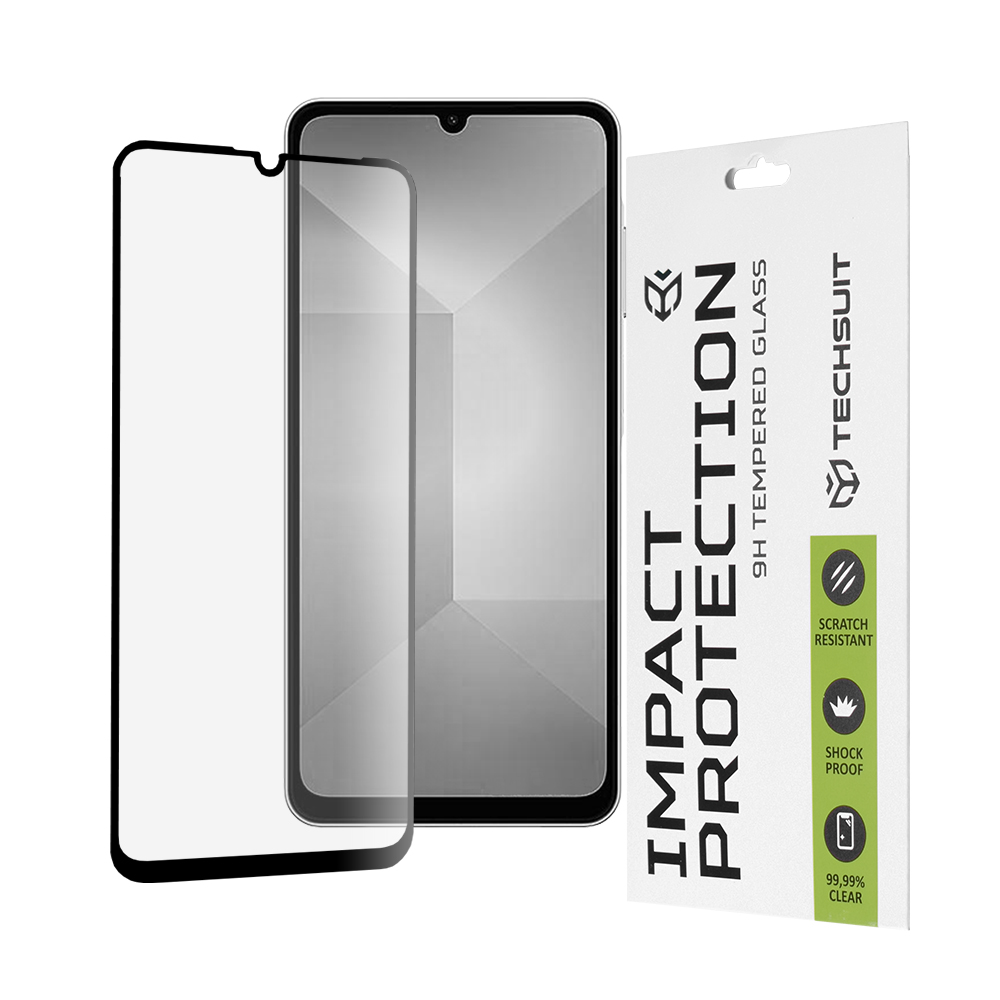 Techsuit - 111D Full Cover / Full Glue ochranné sklo na Samsung Galaxy A07 4G - čierna KF2349927