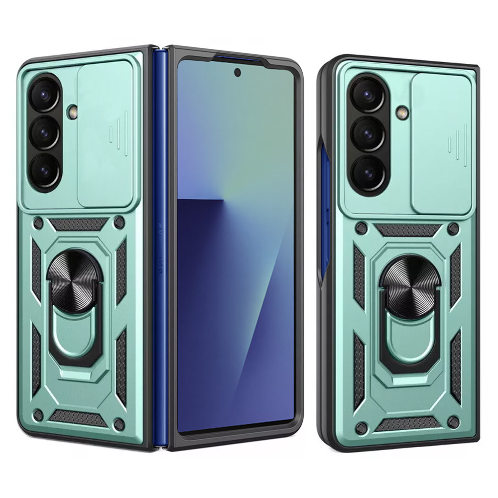 Techsuit - CamShield Series ochranný obal na Samsung Galaxy Z Fold7 - zelené KF2347349