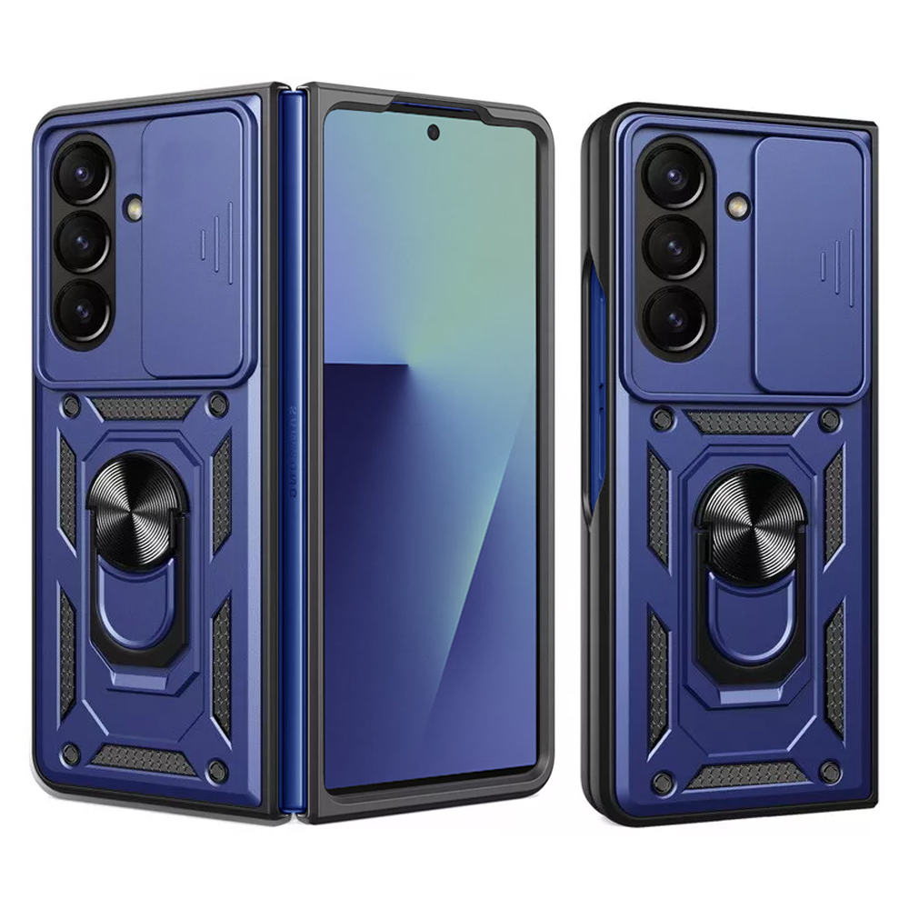 Techsuit - CamShield Series ochranný obal na Samsung Galaxy Z Fold7 - modré KF2347350