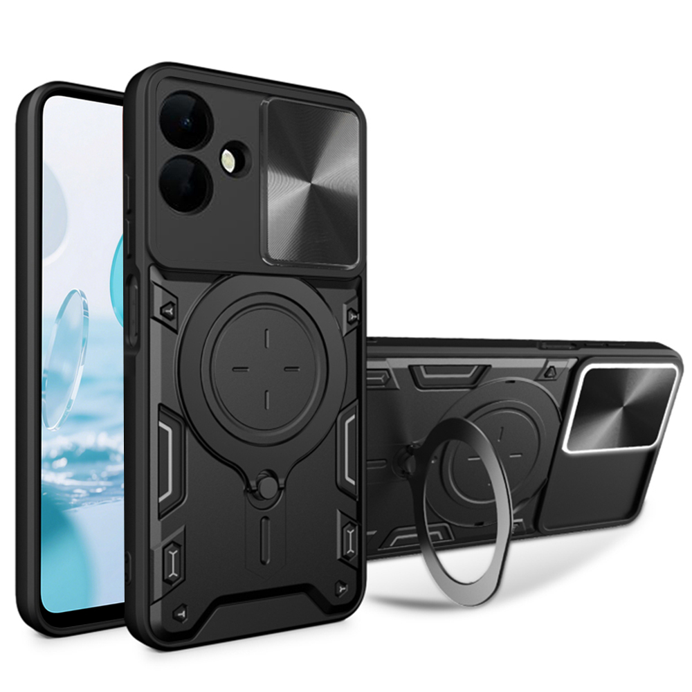 Techsuit - CamGuard Pro ochranný obal na Samsung Galaxy A07 4G – čierna KF2349923