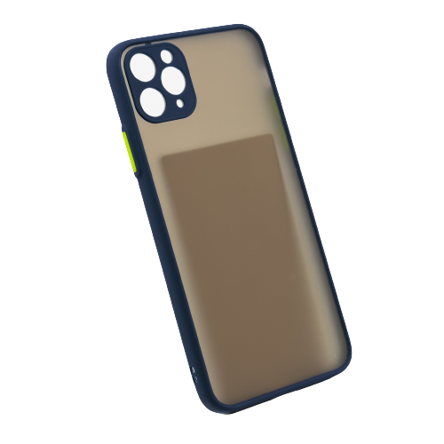 Kvalitný TPU obal matný pre iPhone - modrá Model iPhone: iPhone 11 Pro Max