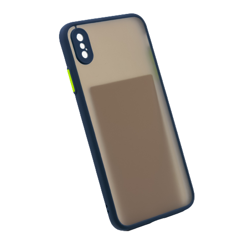 E-shop Bomba Kvalitný TPU obal matný pre iPhone - modrá Model iPhone: iPhone XS Max