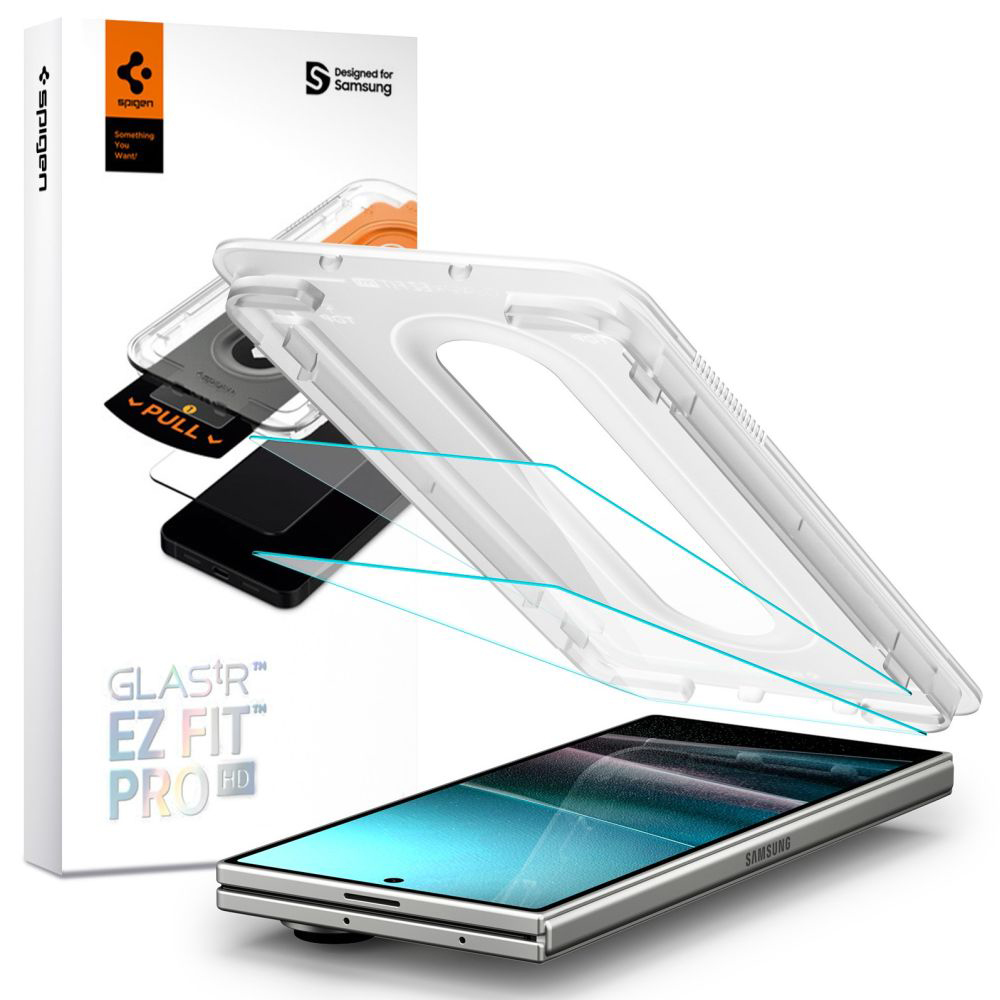 Spigen - Glas.tR EZ-FIT Pro HD ochranné sklo (2 ks) pre Samsung Galaxy Z Fold7 - priehľadné KF2353721