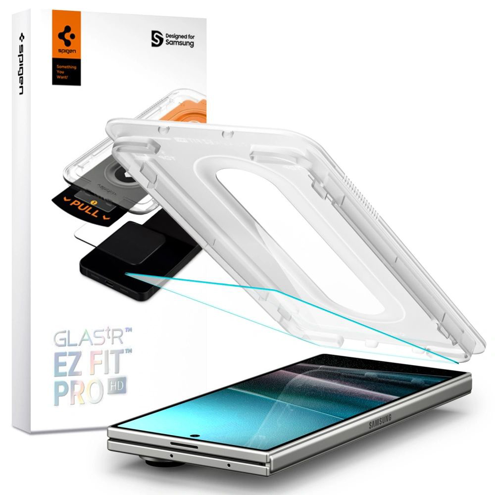 Spigen - Glas.tR EZ-FIT Pro HD ochranné sklo pre Samsung Galaxy Z Fold7 - priehľadné KF2353722
