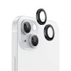 Blueo - Original Metal Frame ochrana objektívu pre iPhone 15 / iPhone 15 Plus - čierna