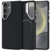 Techsuit – CarbonHalo MagSafe obal na Samsung Galaxy S24 – čierny