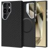 Techsuit – CarbonHalo MagSafe obal na Samsung Galaxy S24 Ultra – čierny