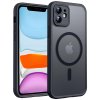 Techsuit – PureFrost MagSafe obal na iPhone 11 – matný čierny