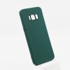 Liquid silikónový obal pre Samsung - tmavo zelený