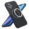 Techsuit - Aramid Fiber MagSafe ochranný obal na iPhone 17 – čierny