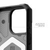 UAG - Pathfinder Clear MagSafe ochranný obal na iPhone 17 Pro – popolavý