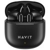 Havit - Bezdrôtové slúchadlá TW976 – Bluetooth 5.3, USB-C, TWS, mikrofón, 300 mAh – čierne