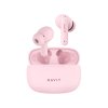 Havit - Bezdrôtové slúchadlá TW967 Pro – Bluetooth 5.3, USB-C, TWS, mikrofón, 300 mAh – ružové