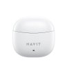 Havit - Bezdrôtové slúchadlá TW941 – Bluetooth 5.3, TWS, mikrofón, USB-C, 250 mAh – biele