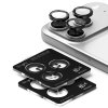 Ringke - Camera Lens Frame Glass ochrana objektívu pre iPhone 17 Pro / iPhone 17 Pro Max – čierna