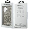 Karl Lagerfeld - IML Leopard Pattern MagSafe obal na iPhone 16 - hnedý